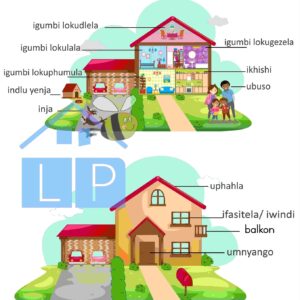 Isizulu Poster – Indlu (House)