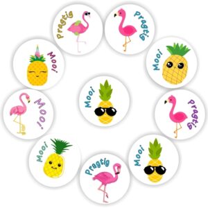 140 Afrikaans Stickers | Cool Pineapples & Flamingoes. Mooi & Pragtig