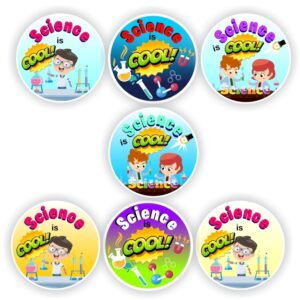 63 Stickers |Natural Sciences-Science experiment in lab- Beakers & testubes
