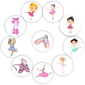 234 Economy Dancing Stickers | Dancers, Ballerinas Leaping & Ballet shoes