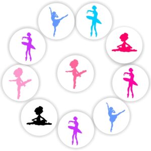 140 Dancing stickers | Ballerinas Poises, Pastel colours
