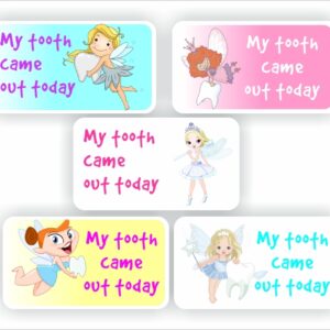 65 Teacher’s reward stickers-My tooth came out today.- Tooth Fairy