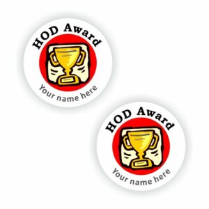 HOD Award Stickers | Gold Trophy Roundels : HOD Award