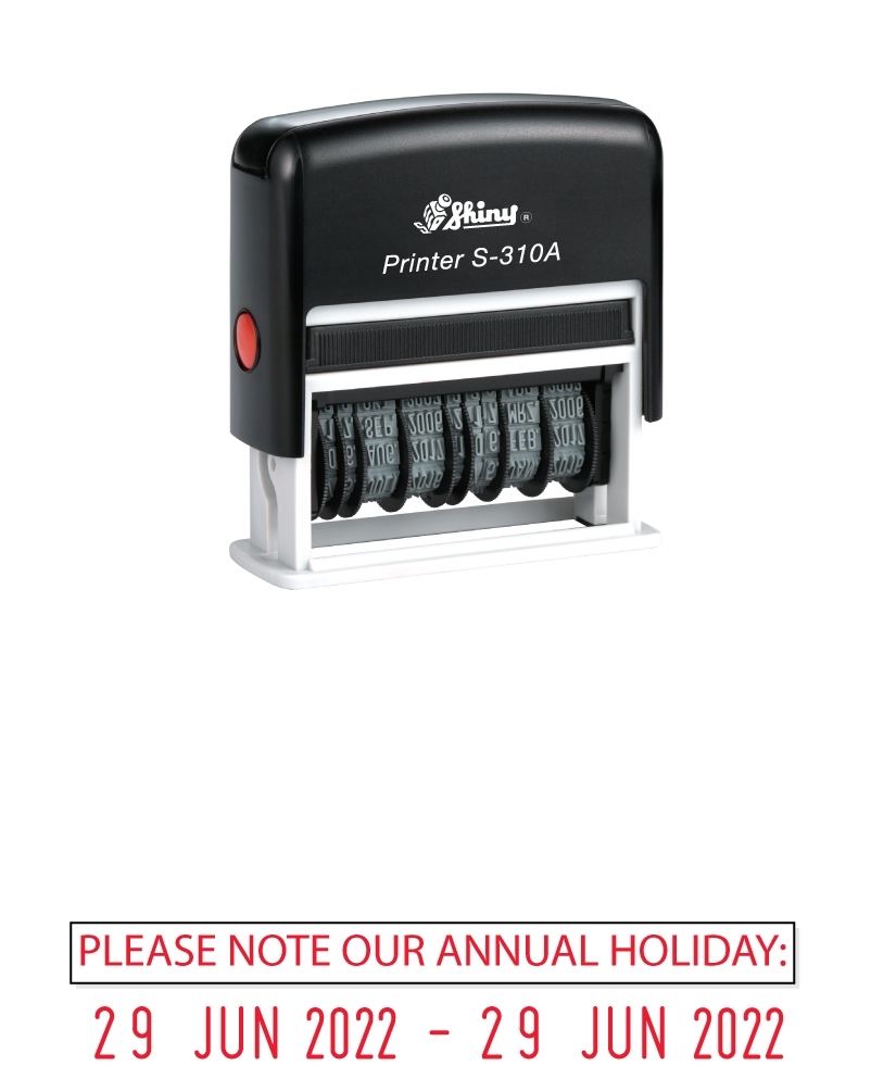 Double Dater Stamp S-310A