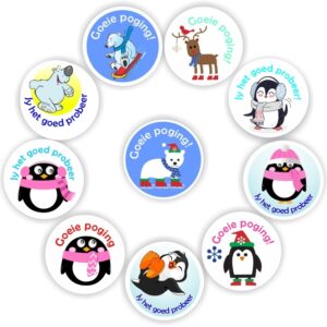 140 Afrikaans Stickers |Penguins-Goeie poging