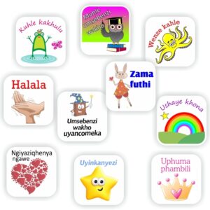 isiZulu Reward Stickers — Sheet of 130
