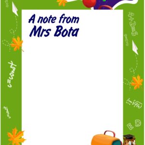 Subject specific Notepads
