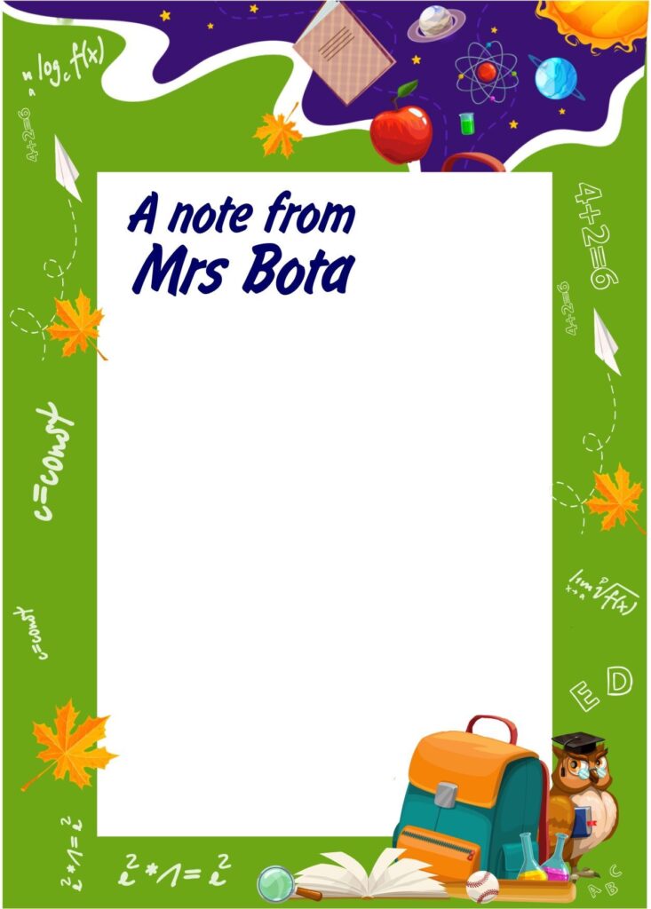 Subject specific Notepads