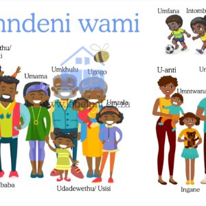 Isizulu Poster – My Family (Umndeni wami)