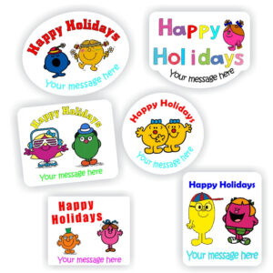 32 Happy Holiday stickers | Happy Mr Men