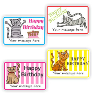15 Happy Birthday stickers | Cats & cakes