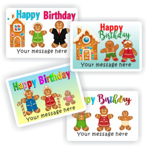 32 Happy Birthday stickers | Rainbows