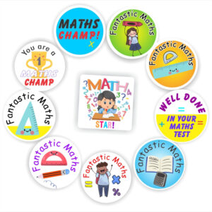 130 Maths Stickers | Fantastic Maths, Set Squares & Protractors