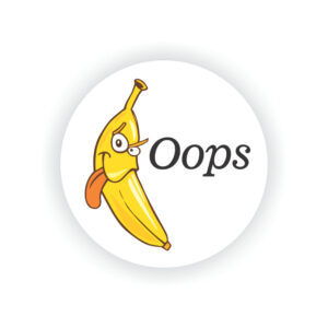 130 Teachers Reward Stickers – Banana, Oops!