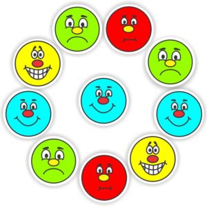 408 Economy reward teacher’s stickers Smiley faces & Emojies