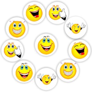 408 Economy reward teacher’s stickers-Expressive happy faces & thumbs up
